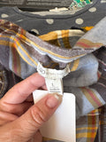 Women’s Blue Plaid Button-Up Shirt