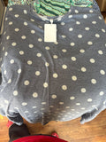 PINK Polka Dot Long Sleeve Top