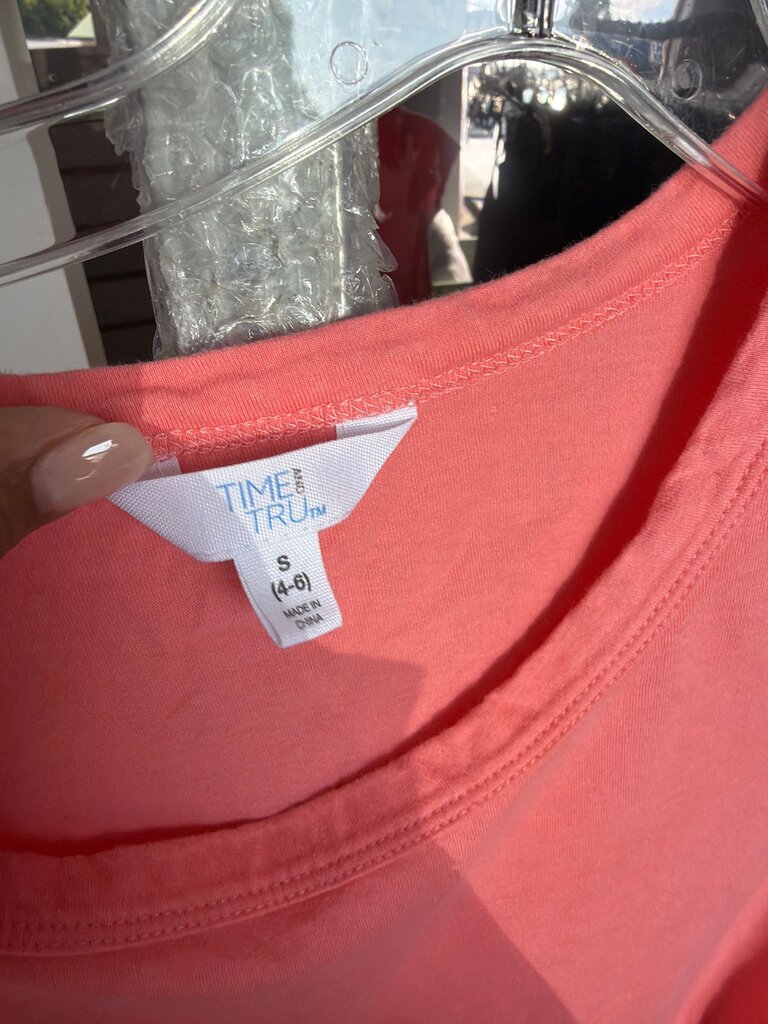 Time and Tru Coral Dress