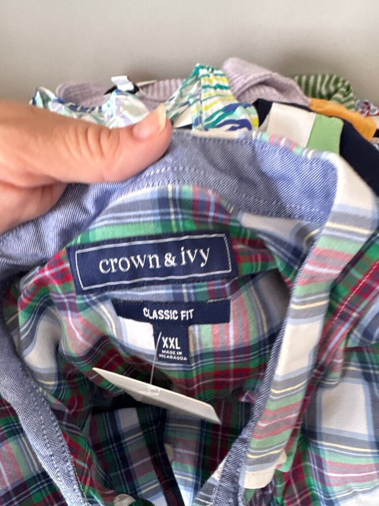 Crown & Ivy Classic Fit Plaid Shirt