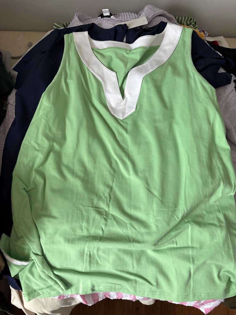 Serendipity Green Tank Top