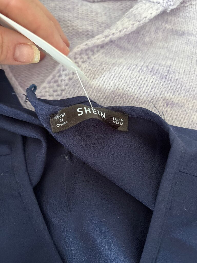 SHEIN Navy Blue Top
