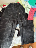 Fabletics Black Camouflage Jogger Pants