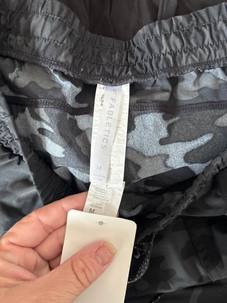 Fabletics Black Camouflage Jogger Pants