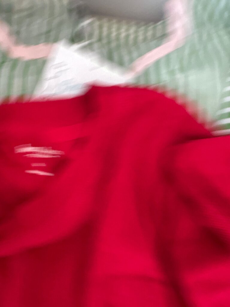 Red Ribbed T-Shirt