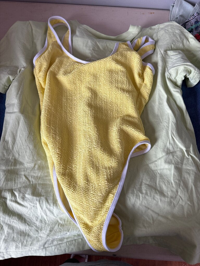 American Eagle Yellow One-Piece Swimsuit