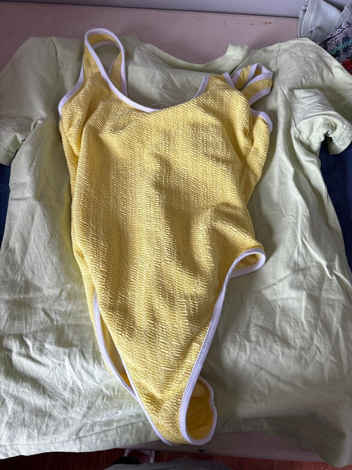 American Eagle Yellow One-Piece Swimsuit