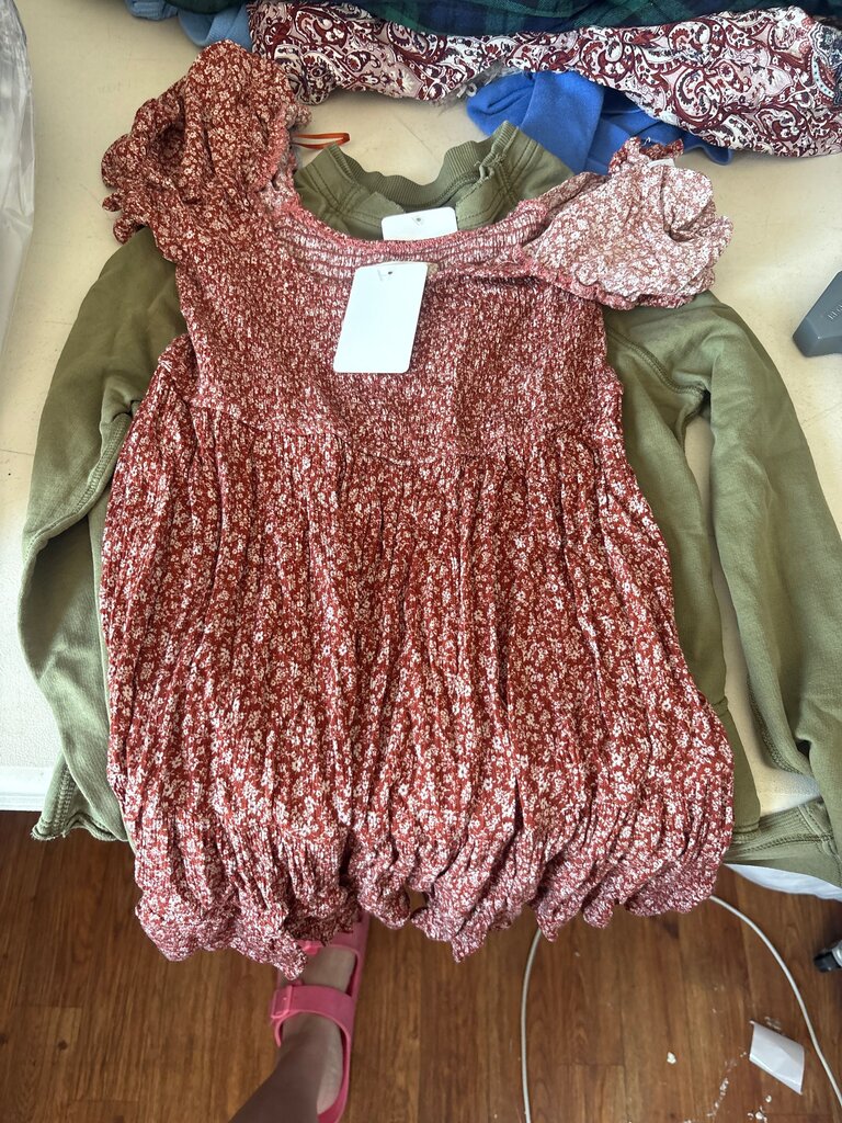 Aland State Floral Smocked Dress