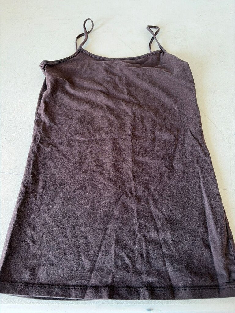 Brown Spaghetti Strap Tank Top