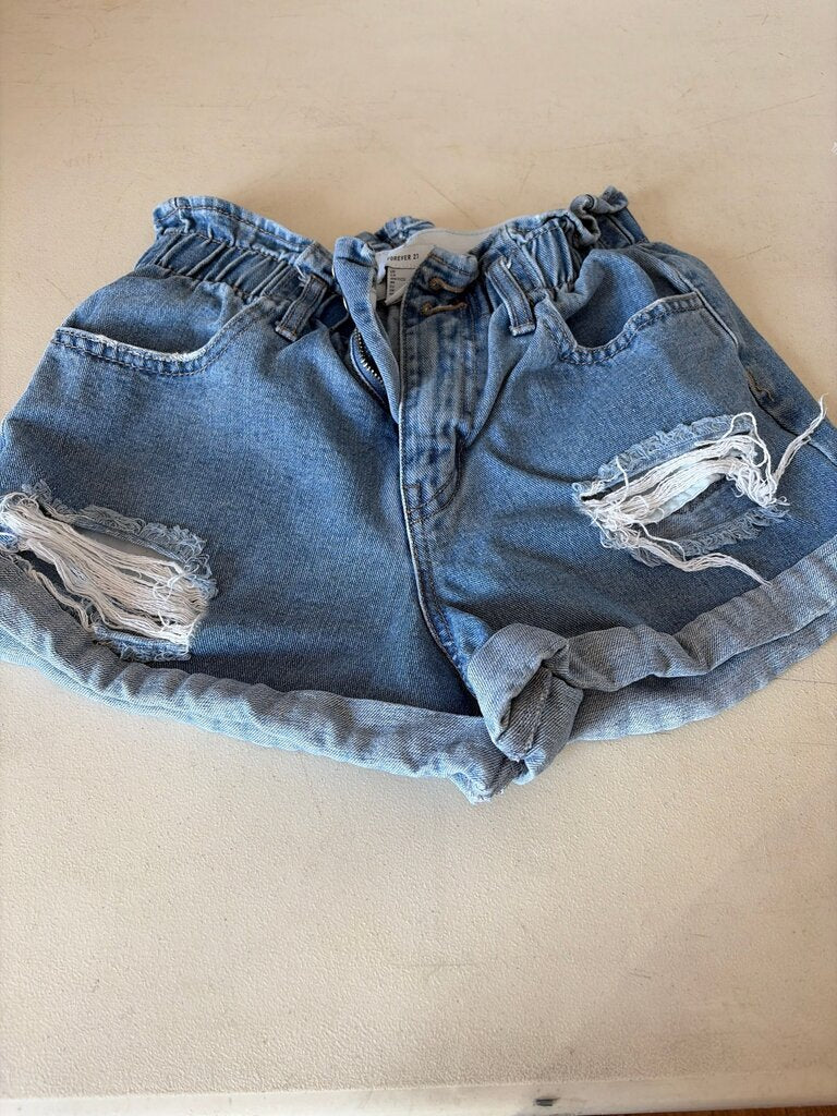 Forever 21 Distressed Denim Shorts