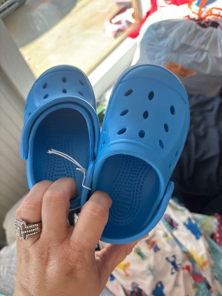 Blue Crocs Clogs