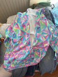 Colorful Geometric Pattern Hoodie
