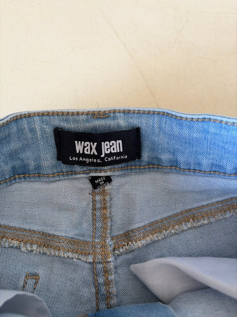 Wax Jean Distressed Denim Shorts