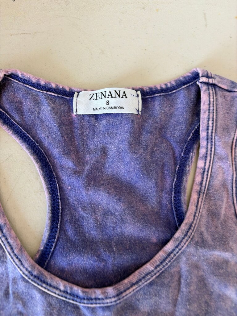 Zenana Purple Tank Bodysuit