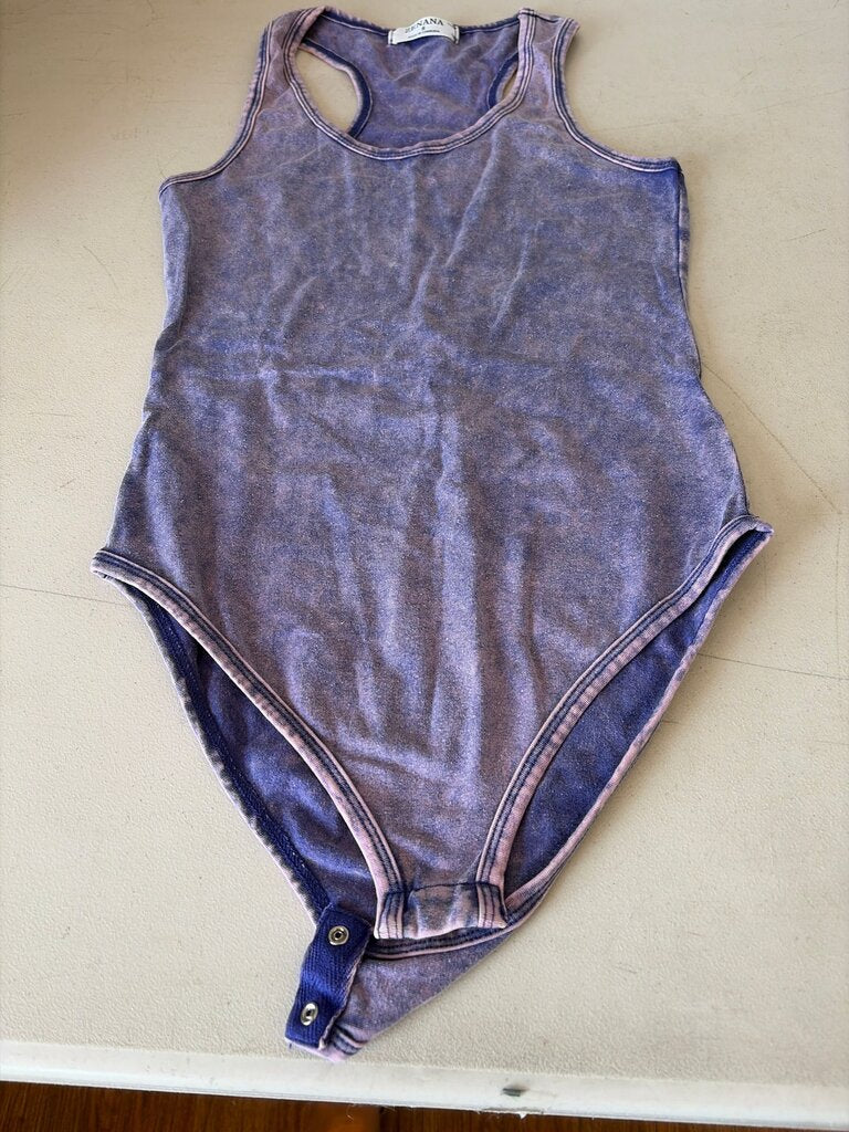 Zenana Purple Tank Bodysuit