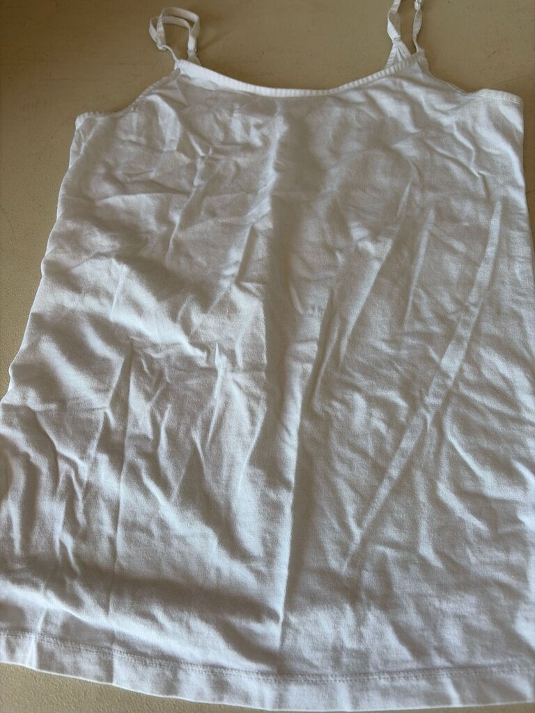 White Spaghetti Strap Tank Top
