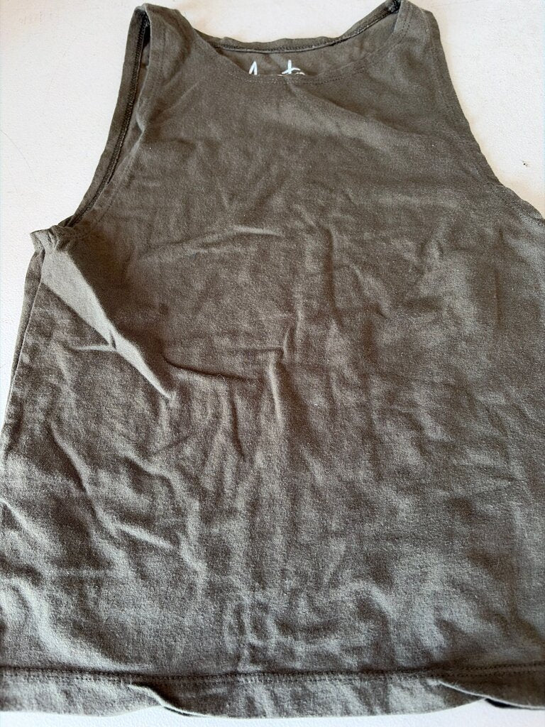 Aveto Women's Small Olive Green Tank Top