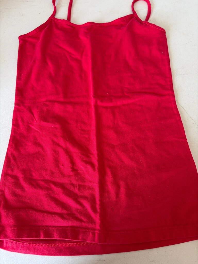 Red Spaghetti Strap Tank Top