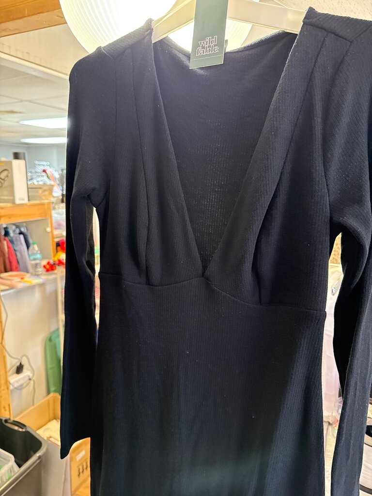 Wild Fable Women's Black Dress