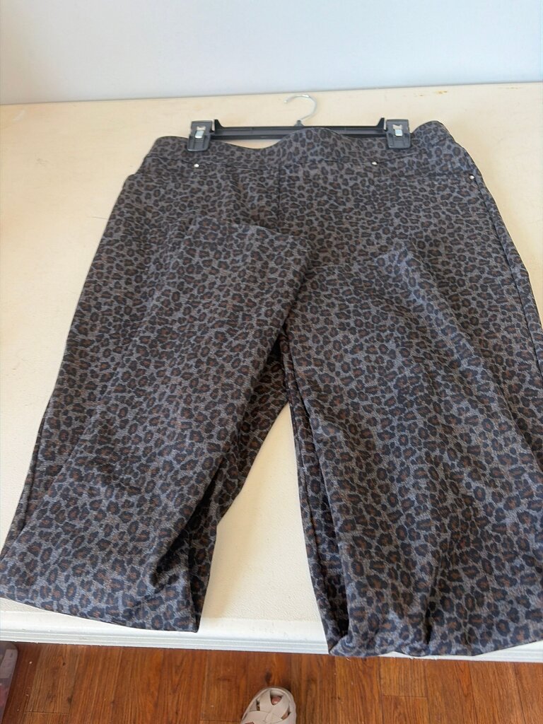 89th & Madison Women's Leopard Print Pants