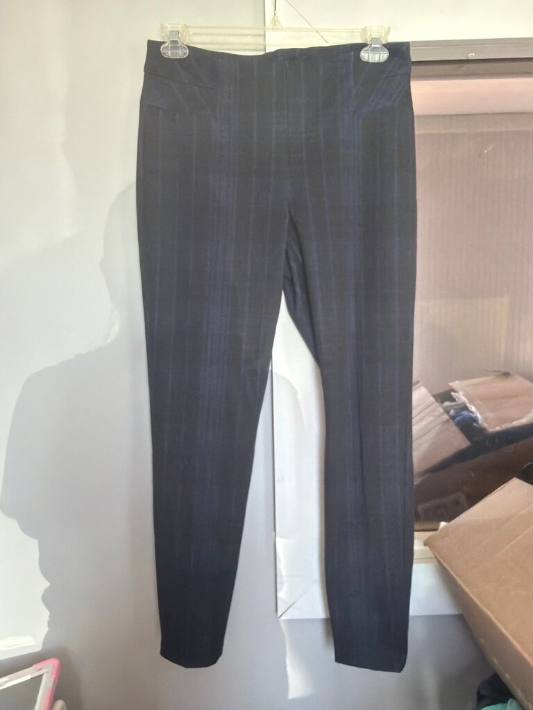 Women's Black Striped Trousers