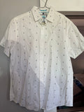 Denim & Flower Ricky Singh Short Sleeve Anchor Print Shirt