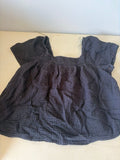 Joyspun Black Crinkle Top