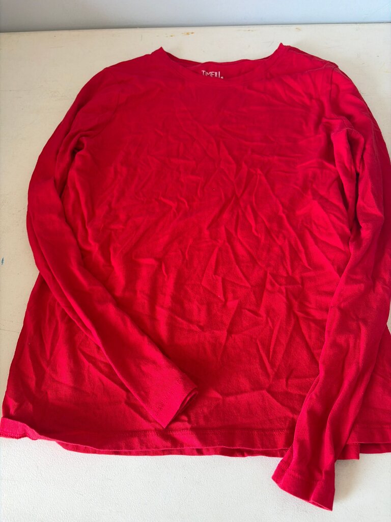 Time and Tru Red Long Sleeve Shirt
