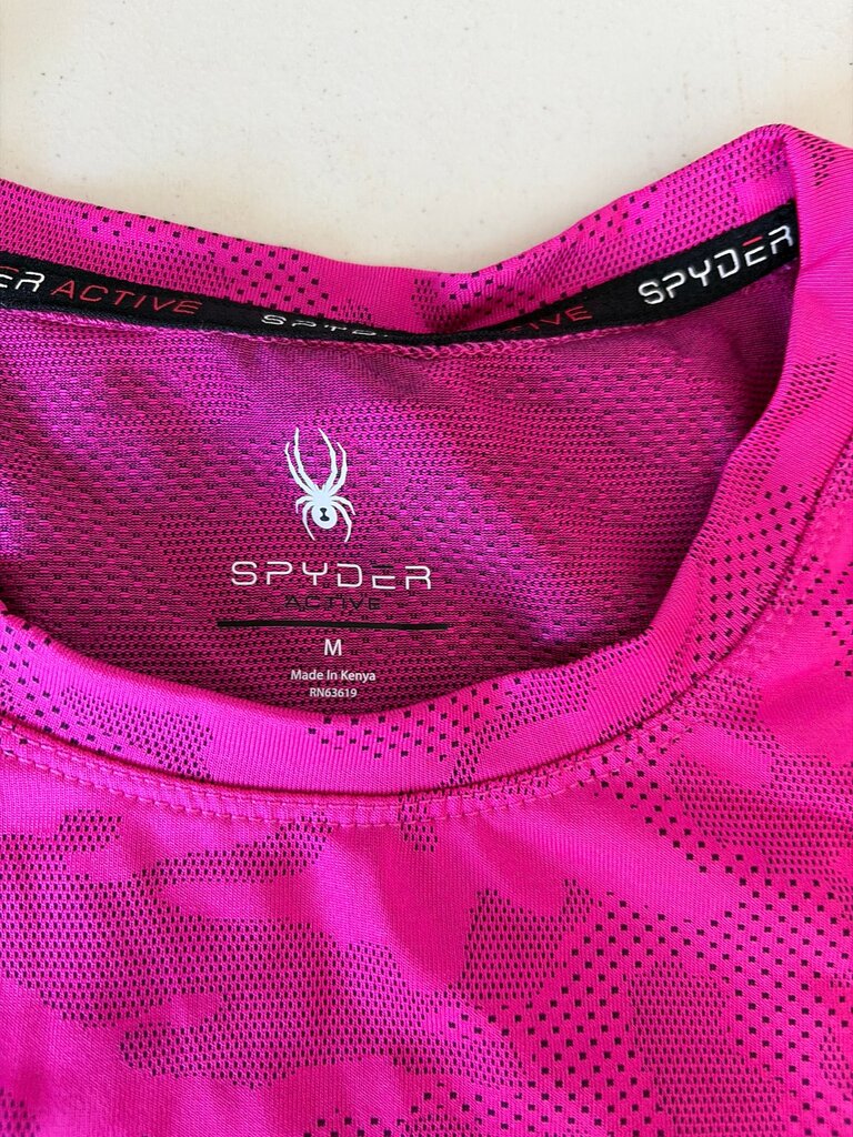 Spyder Active Pink Camo Tank Top
