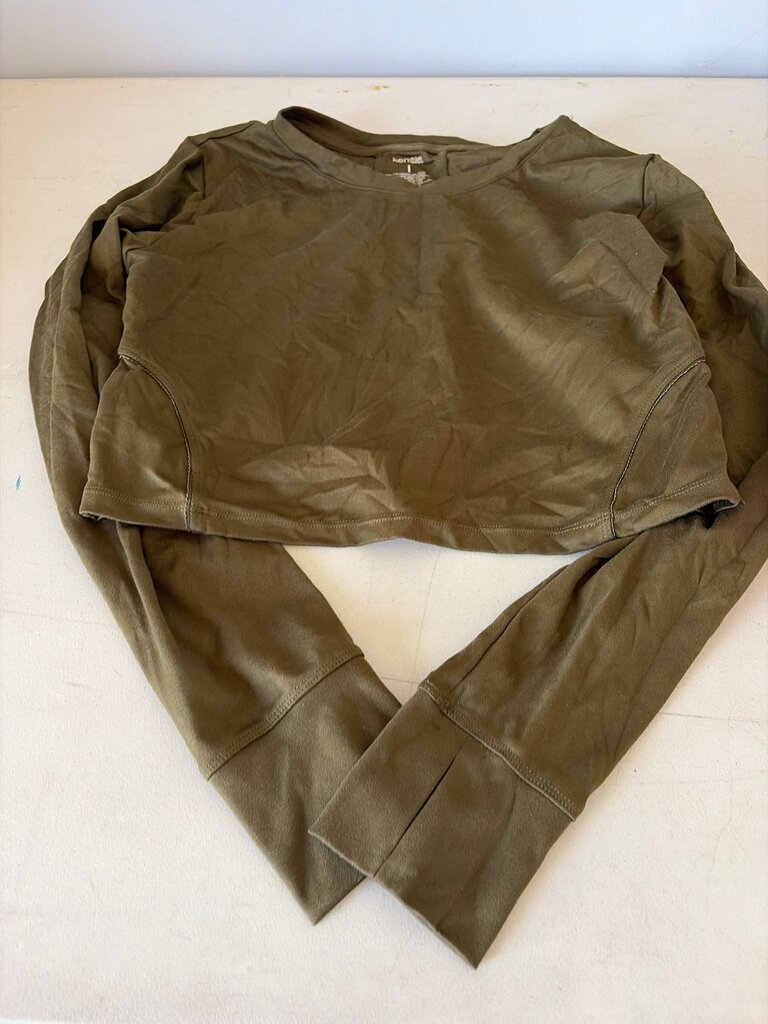 Kensie Olive Green Long Sleeve Top