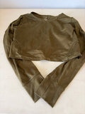 Kensie Olive Green Long Sleeve Top