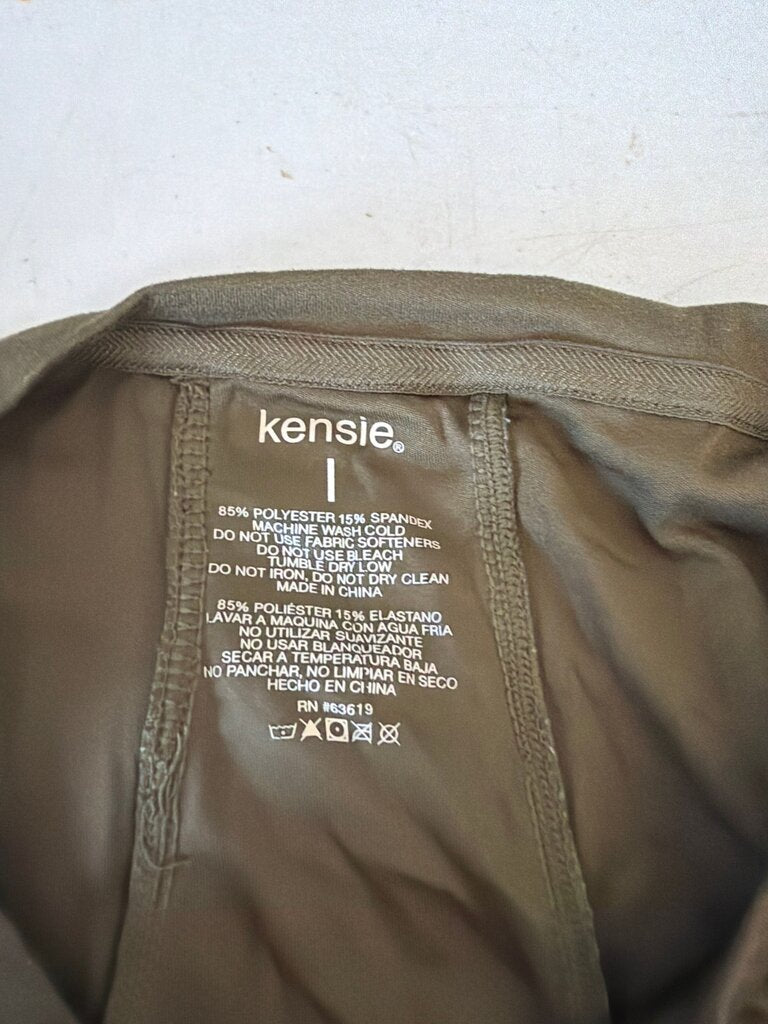 Kensie Olive Green Long Sleeve Top