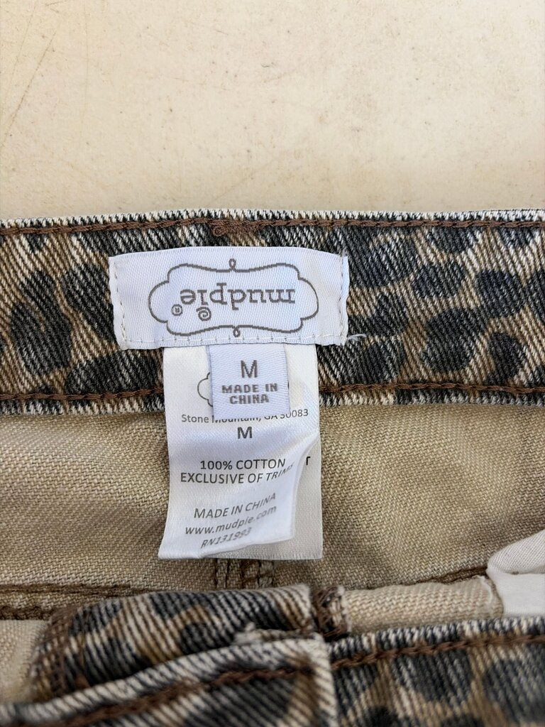 Mud Pie Leopard Print Skirt