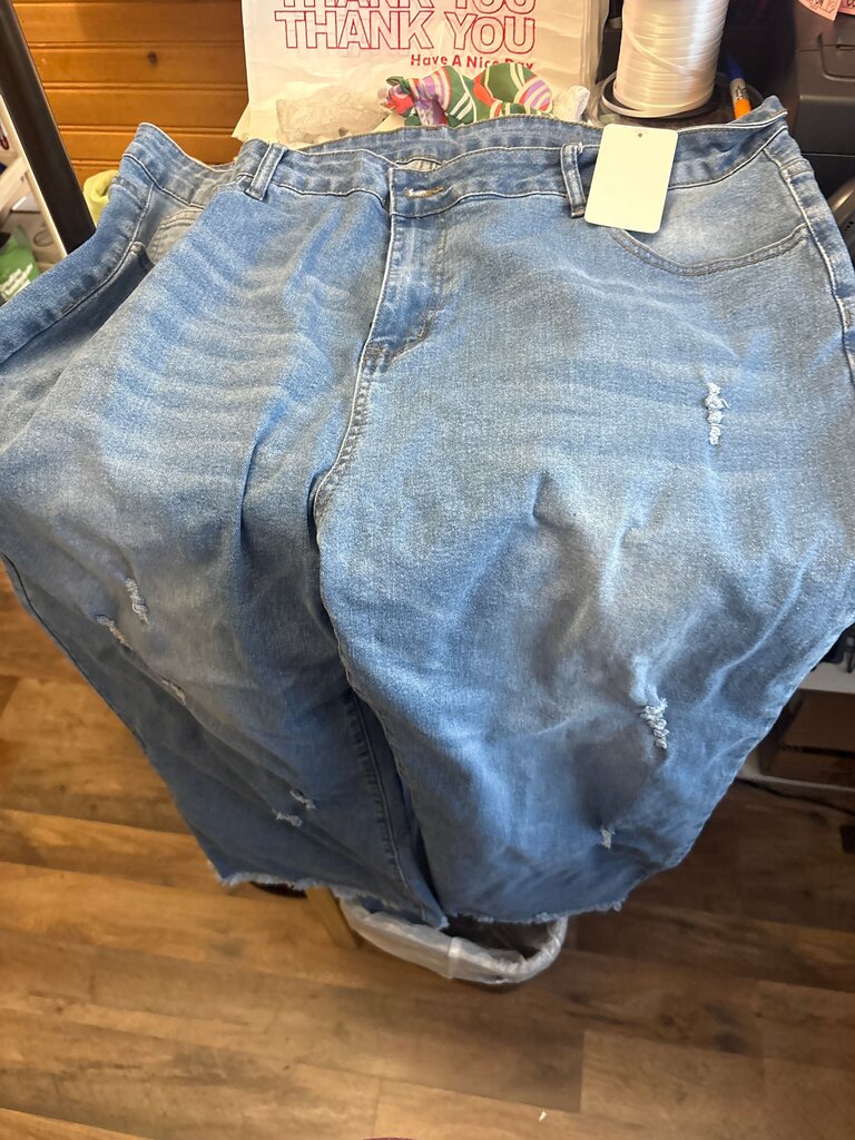 Distressed Denim Jeans