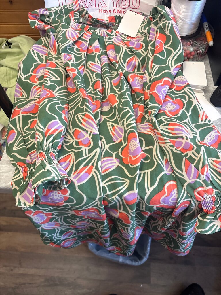 Michelle McDowell Floral Print Dress