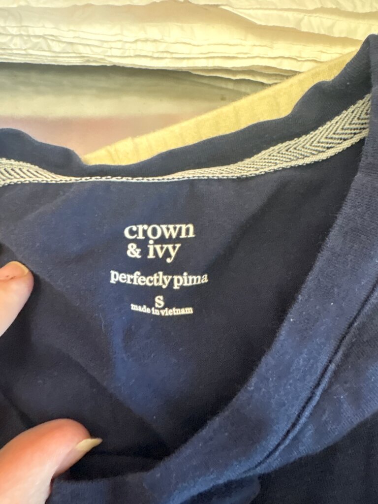 Crown & Ivy Perfectly Pima Top