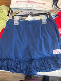 Ruffle Girl Navy Blue Shorts