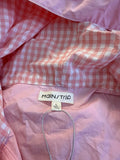 Mainstrip Women's Pink Gingham Rain Pullover