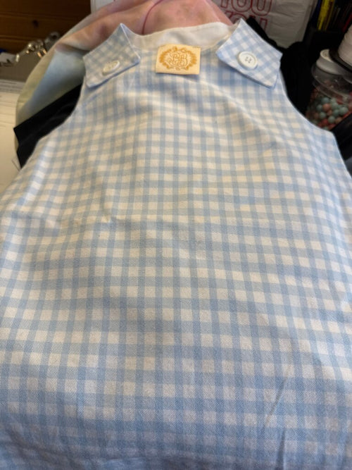 Blue Gingham Child's Dress