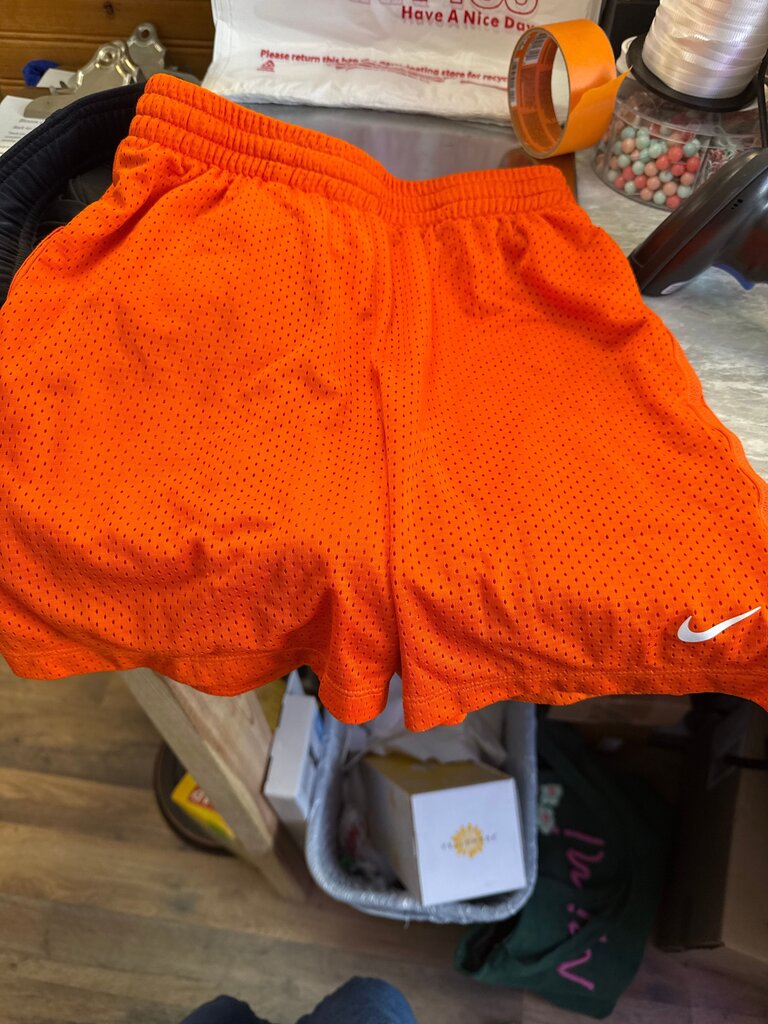 Nike Dri-Fit Orange Athletic Shorts