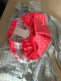 Nike Girls' Swim Set in Pink and Multicolor Checkered