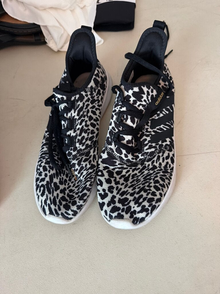 Adidas Leopard Print Athletic Shoes