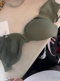 Smoothz Demi Bra 32DD in Olive Green