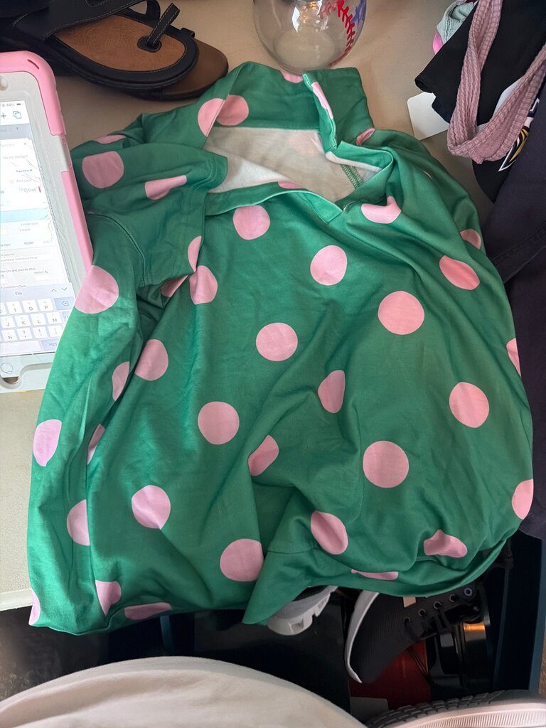 Green Polka Dot Dress