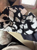 Nike Women's Black and White Cow Print Leggings