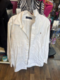Polo Ralph Lauren White Button-Down Shirt