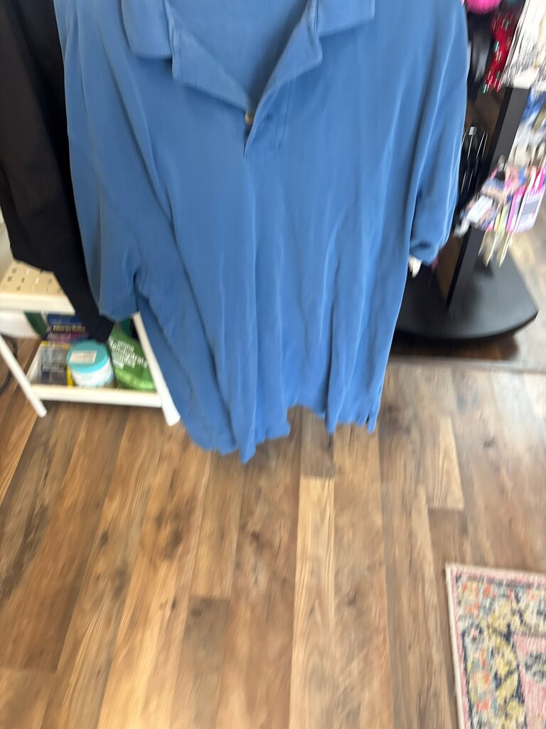 Cutter & Buck Men's Blue Polo Shirt