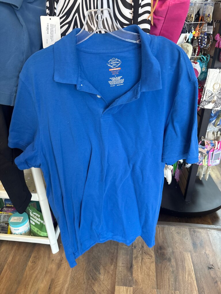 John's Bay Men's Performance Polo Shirt