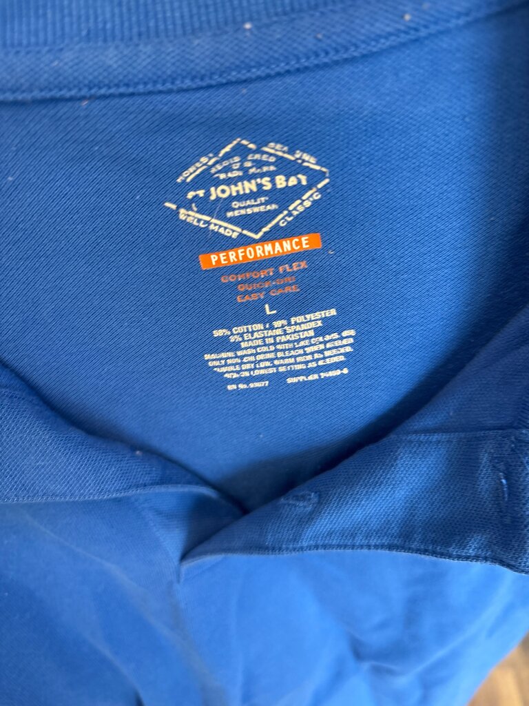 John's Bay Men's Performance Polo Shirt