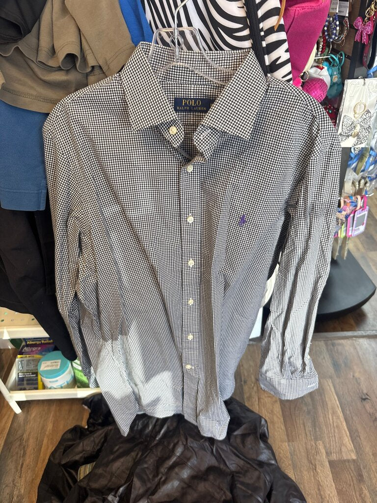 Polo Ralph Lauren Black and White Checkered Shirt